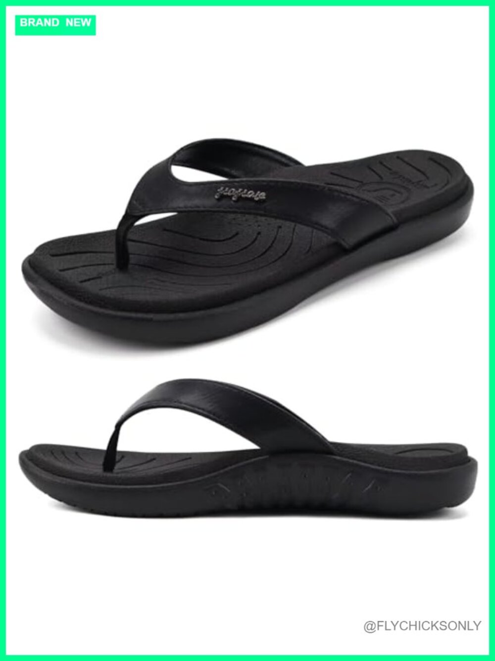 Orthotic Arch Support Yoga Mat Flip Flops Non-Slip Thong Sandals